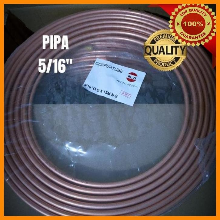 [hyl] pipa tembaga 5/16 ns 1meter
