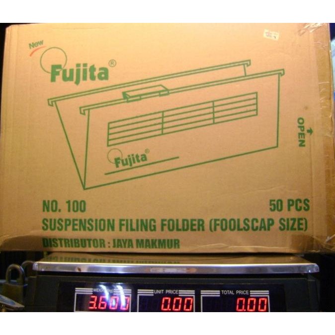 

File - Fujita - Suspension Filing Folder (Foolscap size) 50 pcs murah