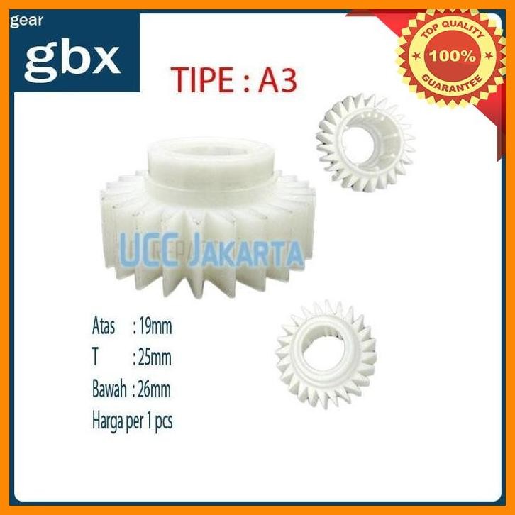 [UCC] GEAR PLASTIK GEARBOX 1 TABUNG MESIN CUCI A3