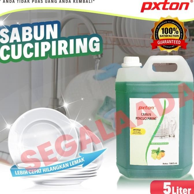TERBARU SABUN CUCI PIRING PXTON ANTI BAKTERI 5L