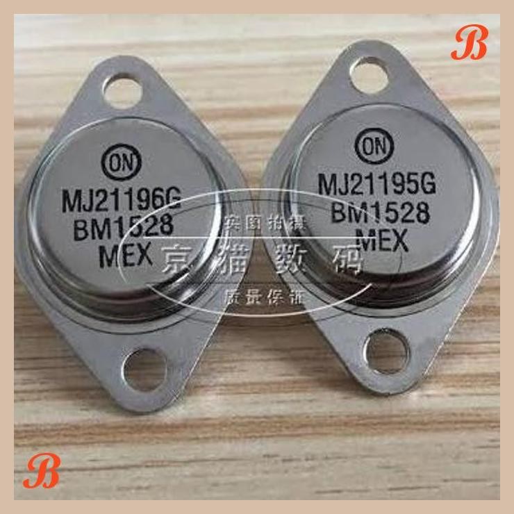 [SRE] MJ21195G dan MJ21196G Sepasang Transistor Jengkolan MEX OnSemi To-3