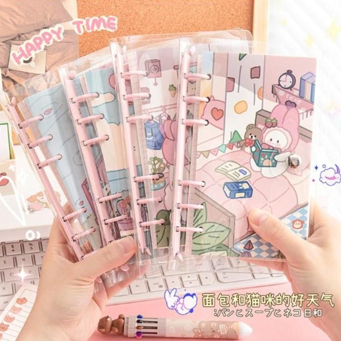 

Binder Note / Tempat FIle PVC A6 Rabbit murah