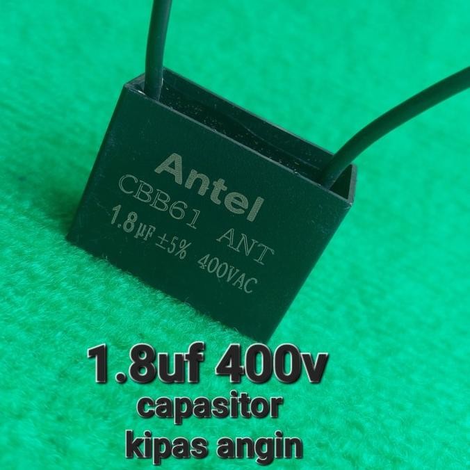 Update (2) capasitor kapasitor kipas angin 1,8uf 1.8uf 1.8 1,8 uf mikro 400v 450v tojil4 Kualitas Ba