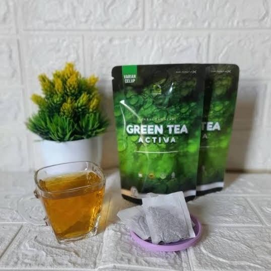 

Green tea Teh Aktiva activa Celup Teh Hijau Pelangsing Badan alami
