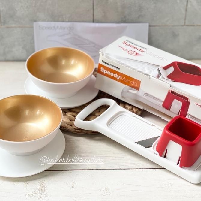 Tupperware Speedy Mando Parutan Bawang/Kentang Pisau Terlaris