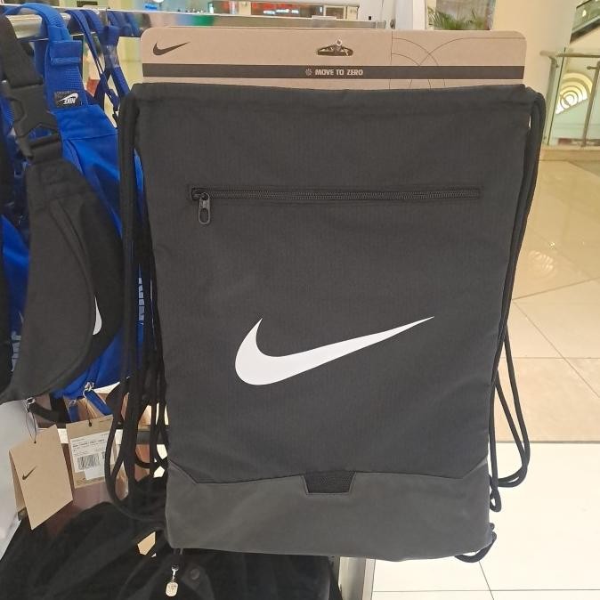 Tas Serut Drawstring Bag Nike Original Tas Gym 18L Move To Zero Co