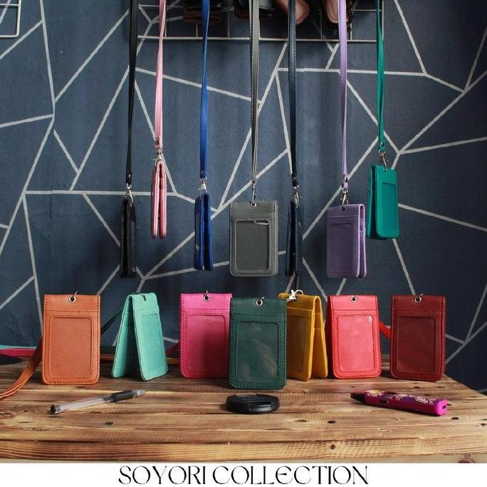 

id card holder lanyard namtag MAGNET warna warni SID004 murah