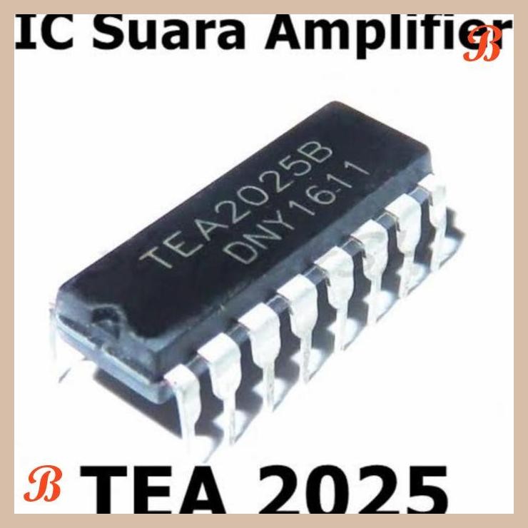 [SRE] TEA2025B IC Suara Amplifier TEA 2025 Dip-16 TEA2025