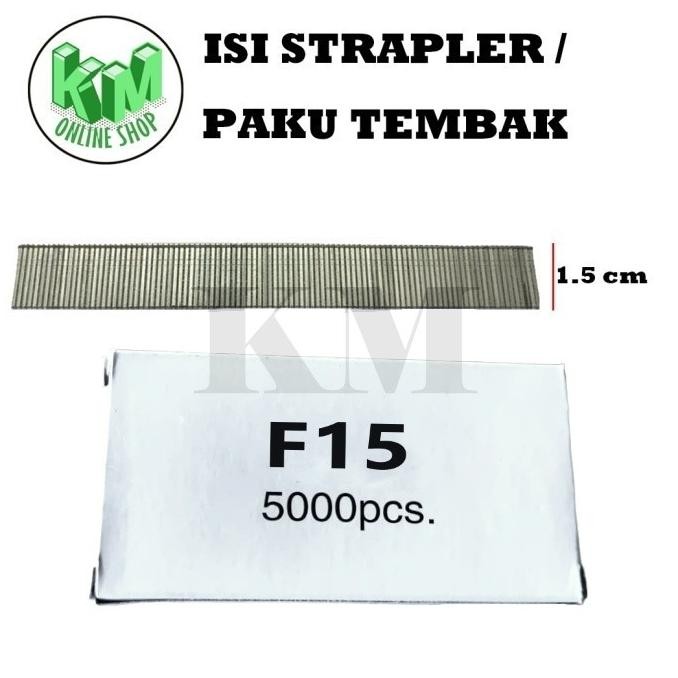 

Isi Straples / Isi Strapler Tembak F 15 Paku Tembak (15mm) PSM Auto