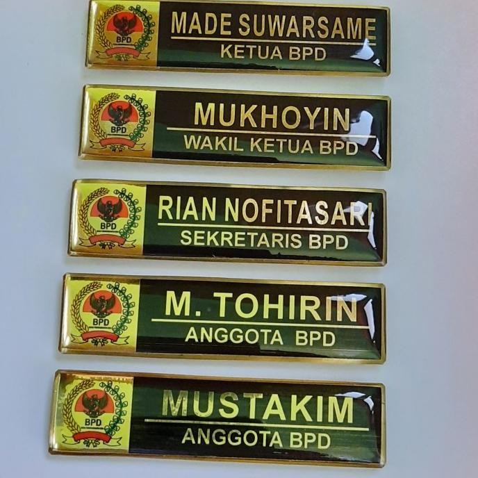 papan nama BPD DESA/ PIN BPD murah