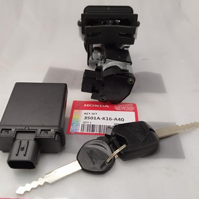 New KUNCI KONTAK SCOOPY ESP + REMOTE K16 2015-2017 ORIGINAL THAILAND