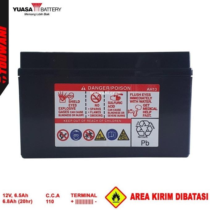 New Aki Baterai Motor Ducati Panigale Suzuki DRZ 400 Yuasa YT7B-BS