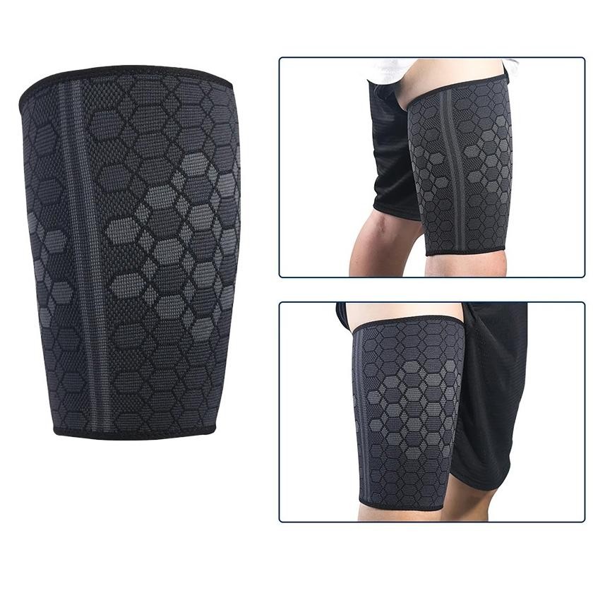 Premium Deker Pelindung Paha Atas Decker Thigh Support Elastis Dekker Sepakbola Futsal Cidera High Q
