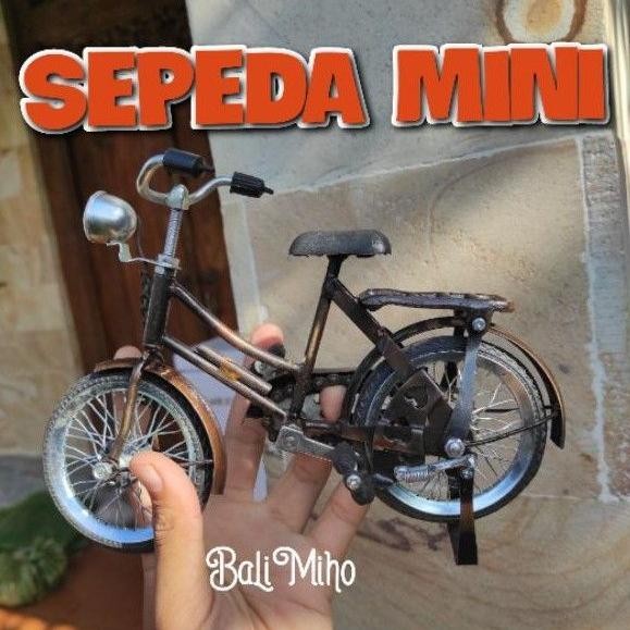Living Sepeda Mini/Miniatur Sepeda/Mainan Sepeda/Sepeda Mainan/Sepeda Besi/Kerajinan Bali/Unik/Seped