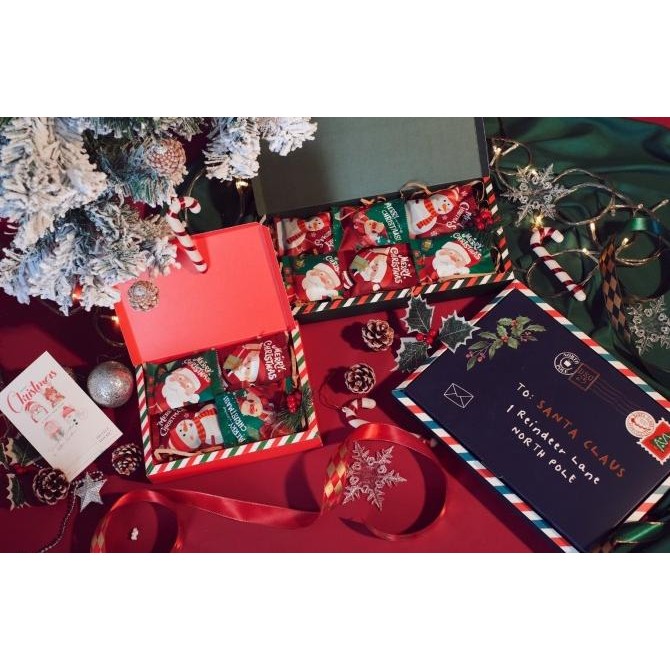 

Hi Santa Christmas Package Hampers Natal Cookies Premium