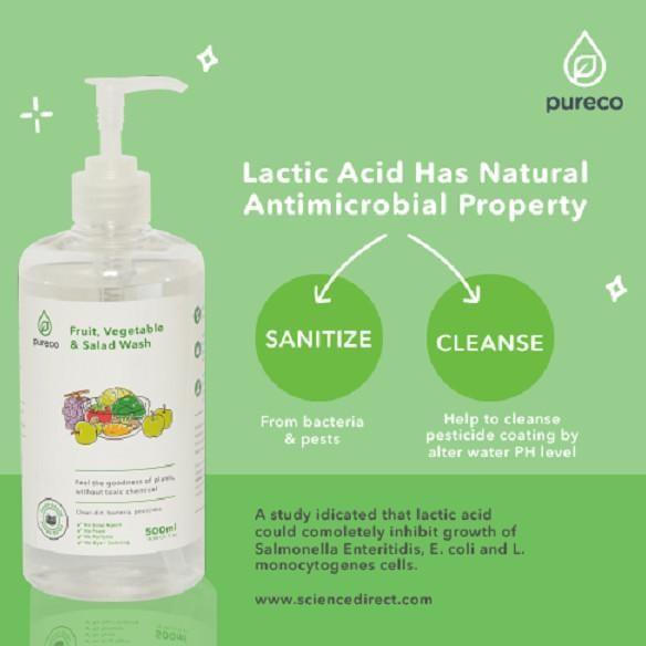 

Sale Pureco Fruit Vegetable And Salad Wash / Fruit Wash / Veggie Wash 500Ml
