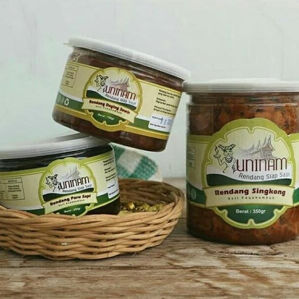 

Murah Rendang Uninam Paket Daging Suwir, Paru, Singkong