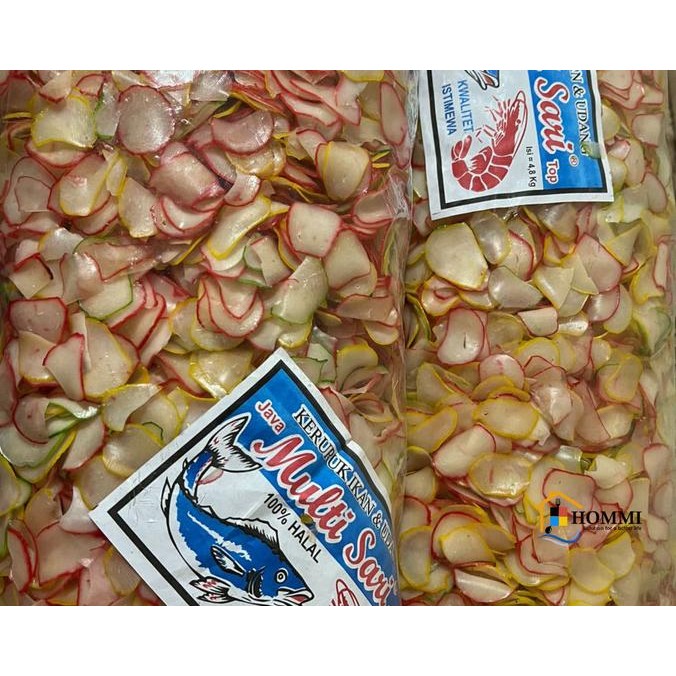 

Promo Kerupuk Bawang Mentah Multi Sari 1 Bal 4,8Kg