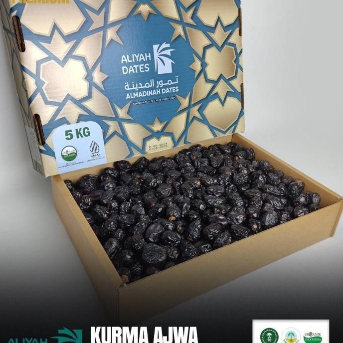 

Grosir Kurma Ajwa Aliyah 5 Kg Best Quality Panen Terbaru Lembut