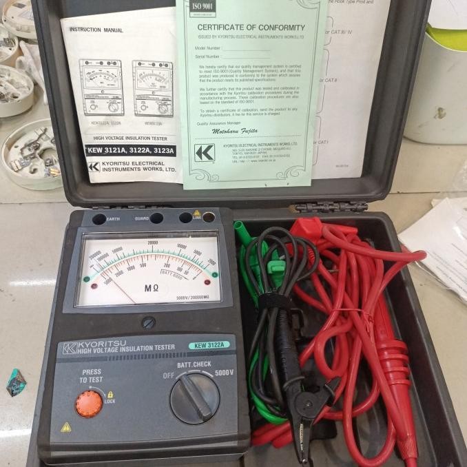 Kyoritsu 3122A Analog High Insulation Tester Megger 3122A