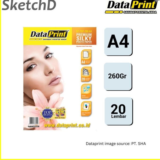 

Kertas Foto Premium Silky A4-260 Dataprint 20 Lbr Promo