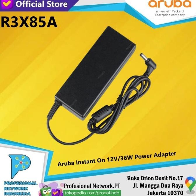 Murah Aruba Power Adapter R3X85A& Power Cord JW118A Non COD