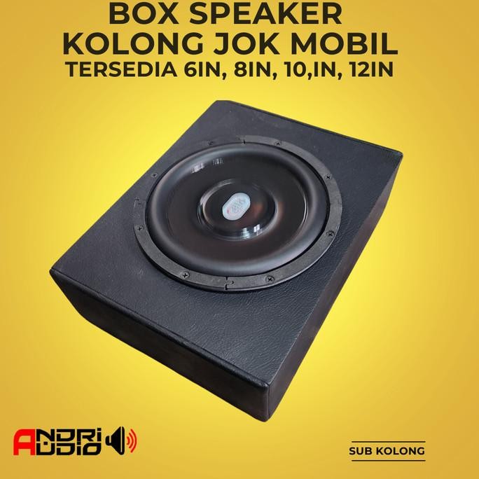 Speaker Subwoofer Kolong Mobil 6 In, 8 In, 10 In, 12 In - Asli