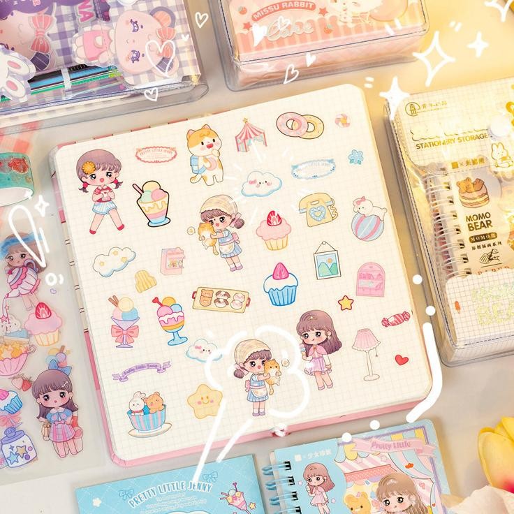 

Or42 rwet-23 BUKU BINDER NOTE BOOK + STICKER STIKER 2 D LUCU W - 56 Premium Sale