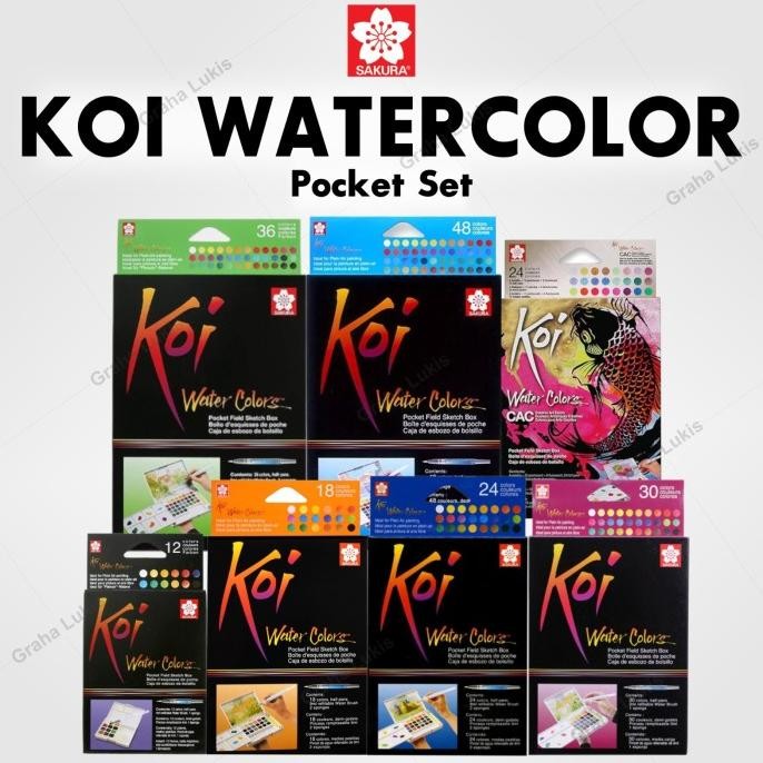 

HARGA DISC - Sakura Koi Watercolor Pocket
