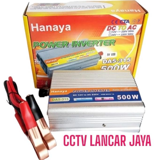Diskon Power Inverter Hanaya 500 Watt 500W 500Watt Perubah Arus Dari Dc Ke Ac