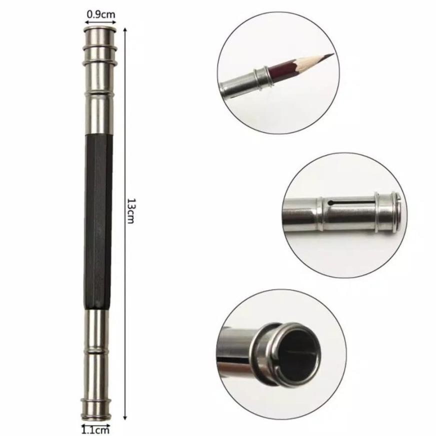 

Cod Pencil Extender 2 Hole - Penyambung Pensil - Wholesale Pencils Adjustable Dual Head - Pemanjang Sambungan Pensil Kayu