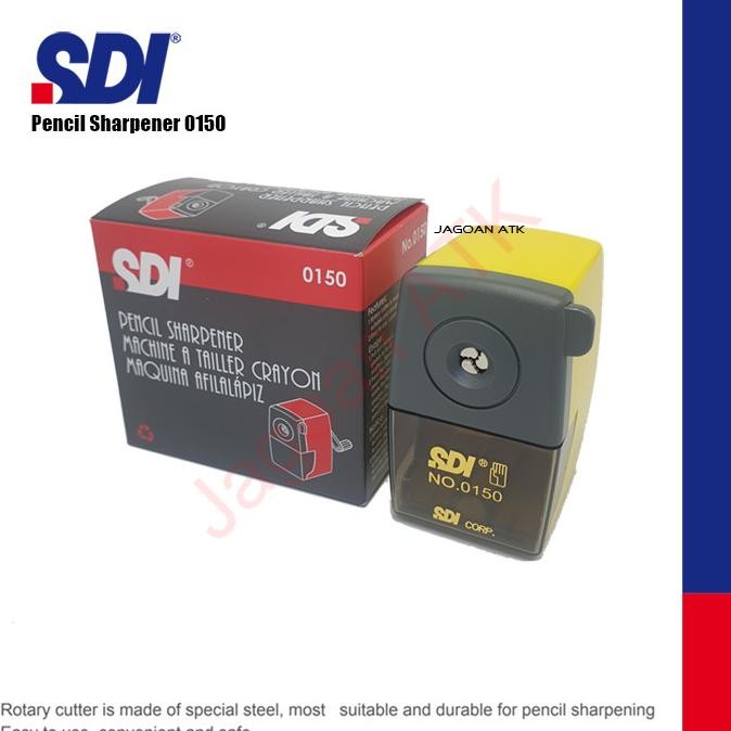 

Terbaru SDI 0150 Desktop Pencil Sharpener / Serutan Rautan Pensil Meja