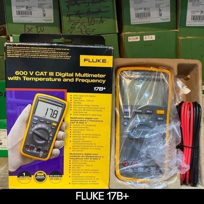 Multitester Fluke 17B+ /Digital Multimeter Original Fluke