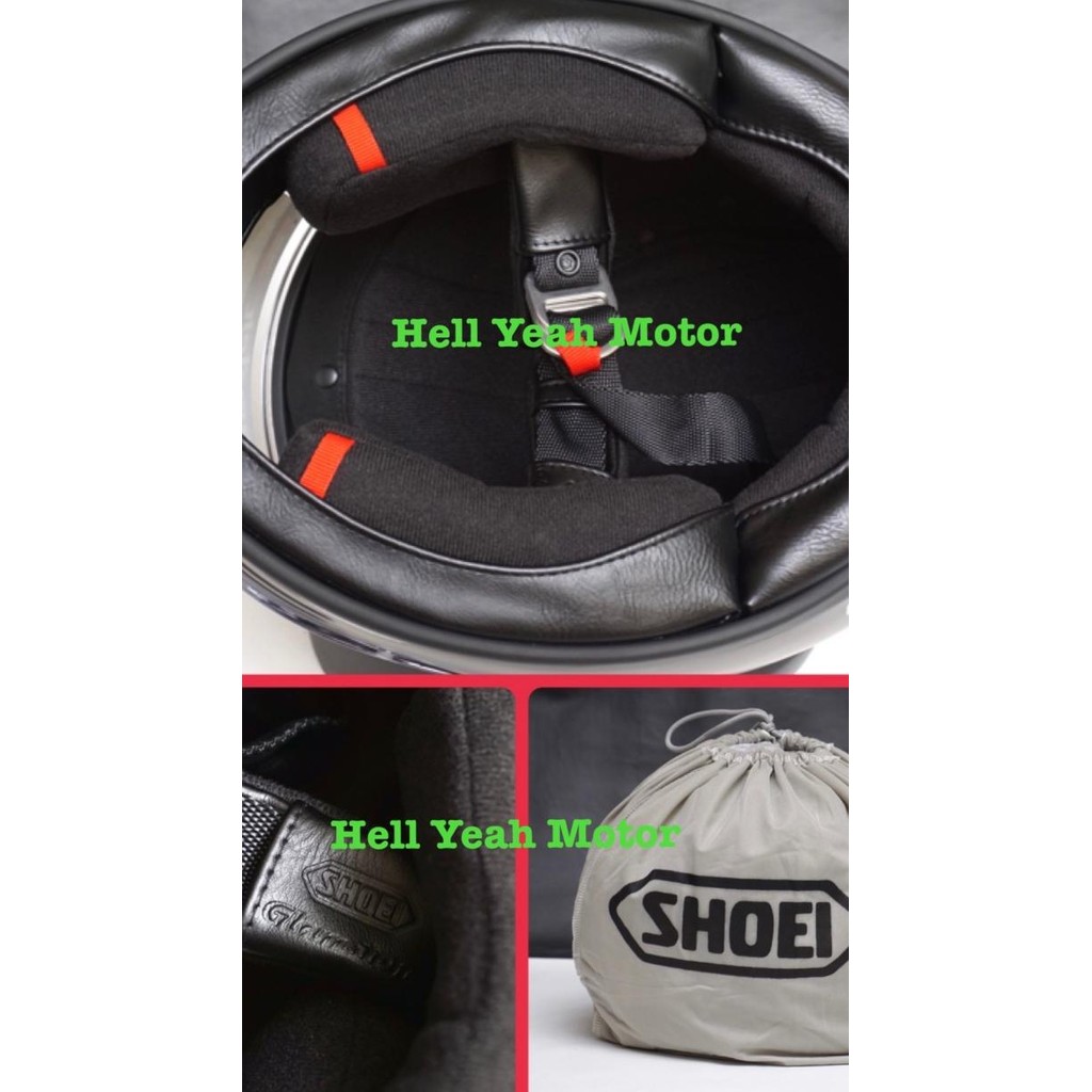 Shoei Glamster 1:1 Grey White Black Doff/Glossy Not X14 Rx7X Pista X15 - Asli