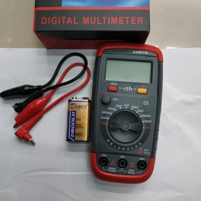 TESTER KAPASITOR MULTIMETER DIGITAL CAPASITOR ALAT UKUR KAPASITOR