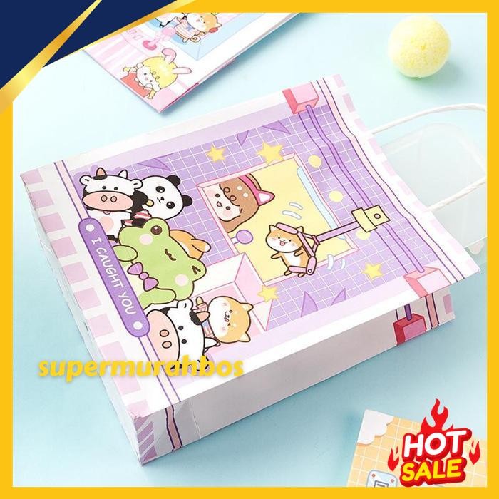 

PAOPAO PAPERBAG PANDA & TEMAN BAIK CHARACTER GIFT BAG PREMIUM BEST SELLER !!