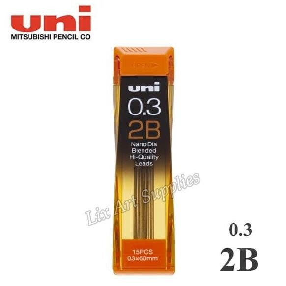 

Terbaru Uni Nano Dia Pencil Lead 0.3 mm 2B / Isi Pensil Mekanik 2B - 0.3 mm