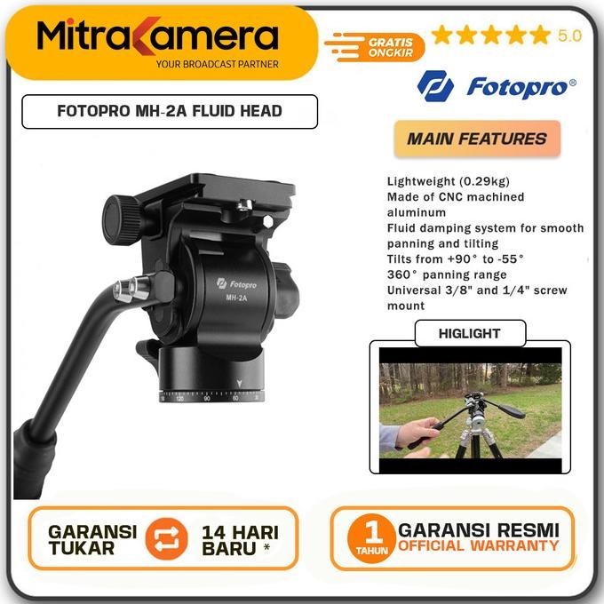 BEST FOTOPRO MH-2A FLUID HEAD ORIGINAL