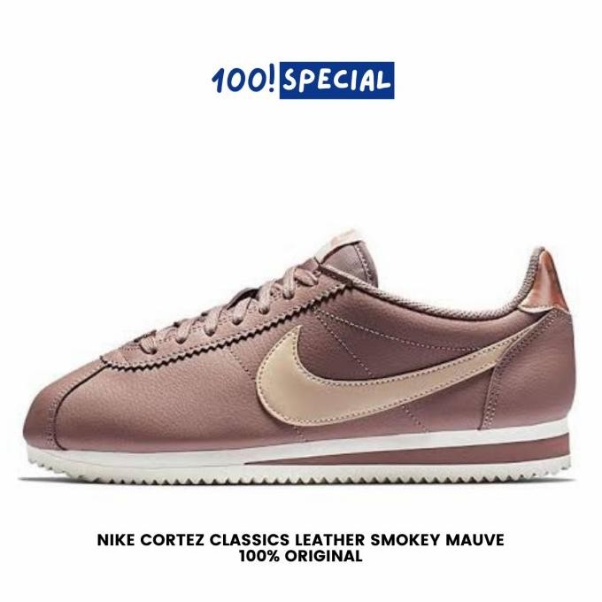 Sale Sepatu Nike Cortez Classics Leather Smokey Mauve Bnib Original