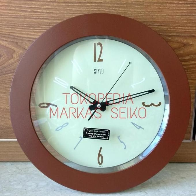 JAM DINDING MINIMALIS STYLO TRANSPARAN TERMURAH