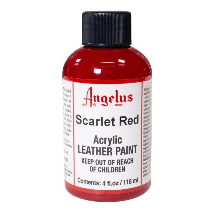 

Angelus Scarlet Red Acrylic Leather Paint Cat Bahan Kulit Merah 4Oz