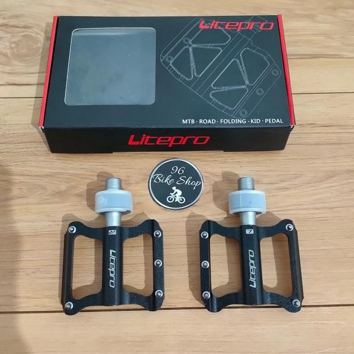PEDAL LITEPRO QUICK RELEASE SEPEDA LIPAT - HITAM
