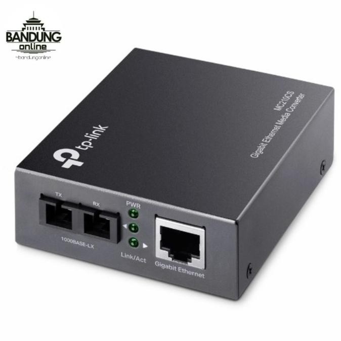 TP-Link MC210CS Gigabit Single Mode Media Converter FO SC To LAN RJ45
