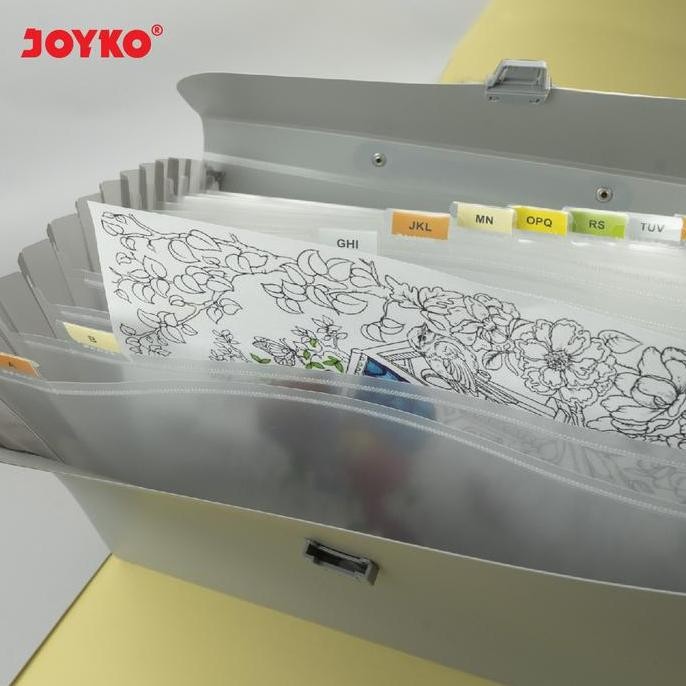

Diskon! Joyko Expanding File Folio F4 13 POCKETS File Folder / Map Harmonika A4 F4 Folio Map Dokumen EF-2638