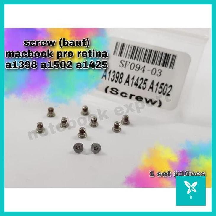 | AHN | Screw Baut Macbook Pro Retina A1398 A1425 A1502