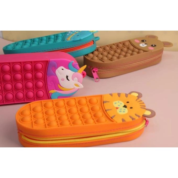 

Terbaru Tas Pop it Tempat Pensil Kotak Pensil Pop it karakter