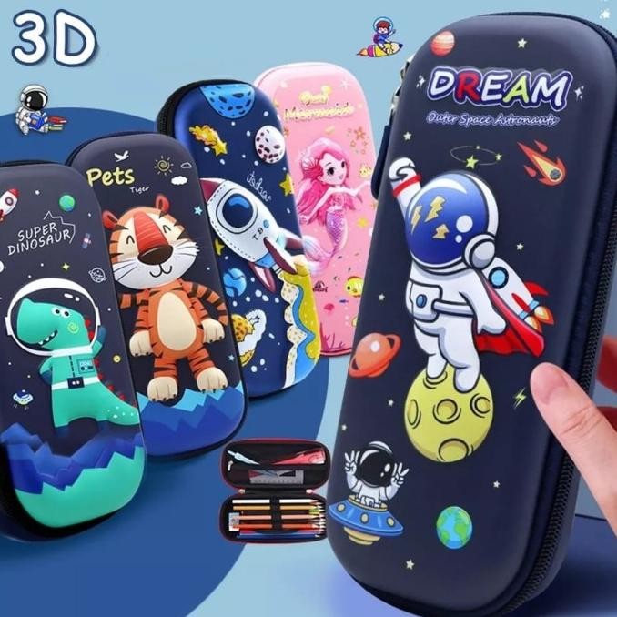 

Terbaru Tempat Kotak Pensil Anak Karakter Astronot unicorn 3D Waterproof CS02