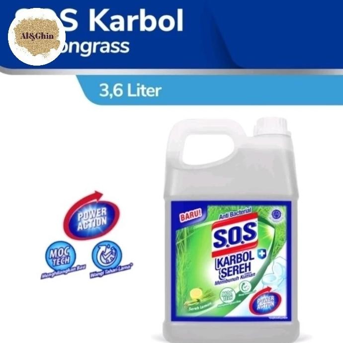 Diskon sos karbol sereh 4 liter