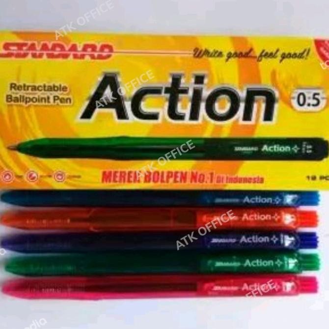 

Tersedia Pulpen Standart Action 0,5 (Lusin 12Pcs)