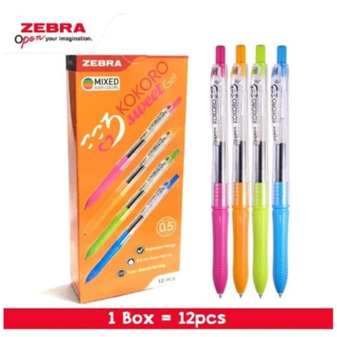 

Tersedia Pulpen Kokoro Sweet ( Tinta Hitam) Isi 12 Pc